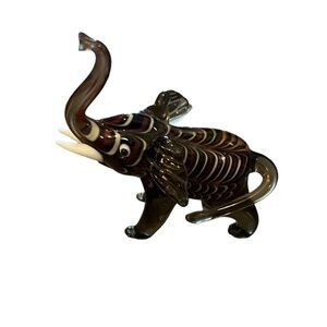 NIB Vintage Fitz & Floyd Art‎ Glass Elephant